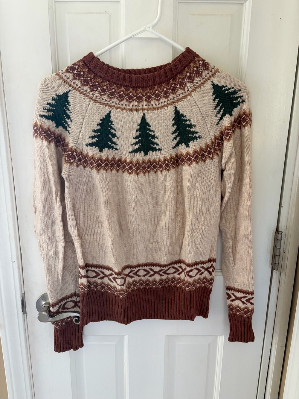 Kiel James Patrick Evergreen Trees Sweater
